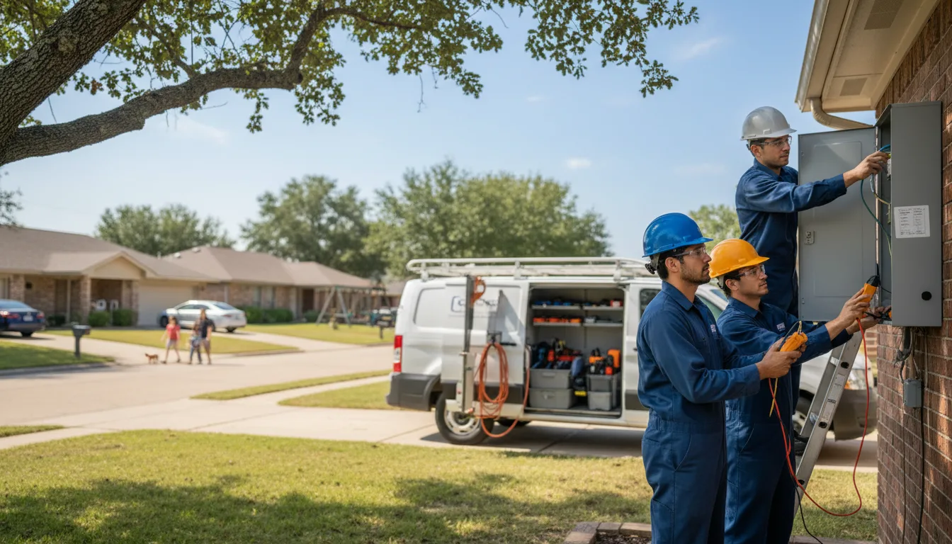 Certified electrician providing emergency electrical services in Bruno, MN